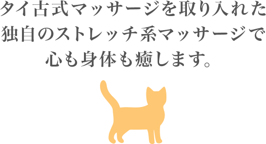 ストレッチ系もみほぐしネコのび